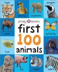 First 100 Animals Padded (large) – Board book By Priddy, Roger – ACCEPTABLE