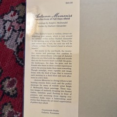 Autumn Memories Signed Harbert Alexander & Ralph McDonald HB/DJ 2012