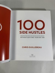 100 Side Hustles Chris Guillebeau Hardcover 2019 Good Condition