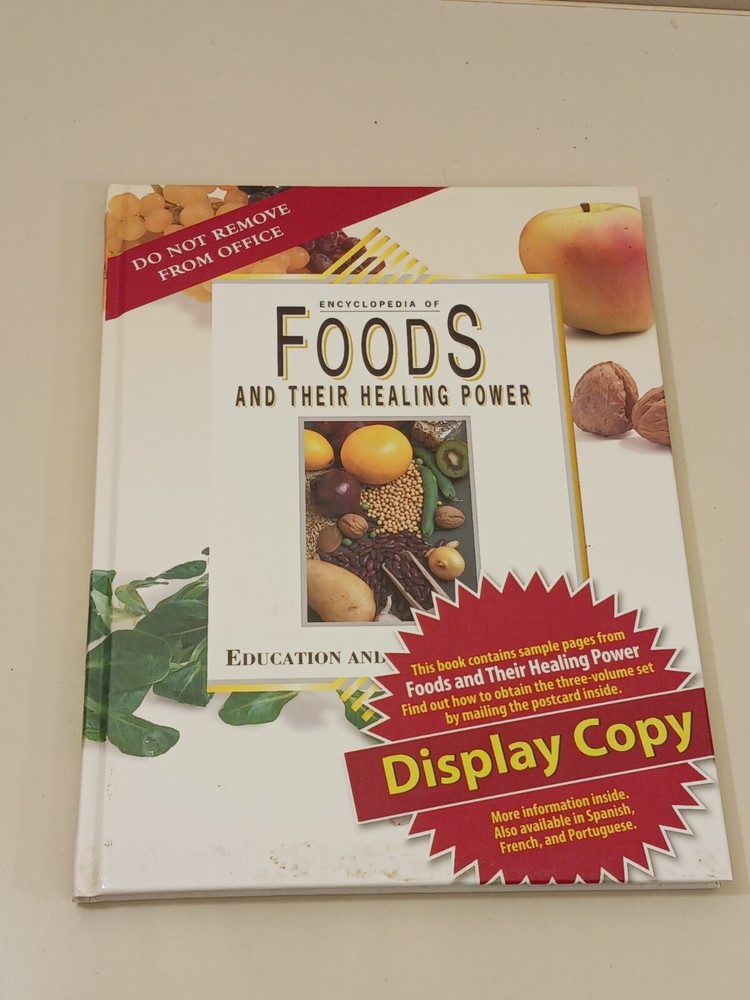 Encyclopedia Of Foods and Their Healing Power Hardback Rare Display Version