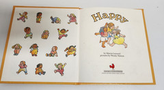 Lot of 4 HC How I Feel Books Marcia Leonard Angry Happy Scared Silly Bantam 1988