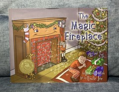 The Magic Fireplace Book 2017 by David Justin 1st Edition #283 Hardcover SIGNED