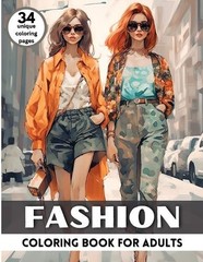 Penelope Moore Fashion Coloring Book for Adults (Paperback) (UK IMPORT)