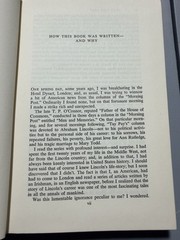 Lincoln the Unknown Dale Carnegie 1932 Hardcover First Edition Good Cloth