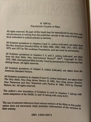 Charles C Ryrie, Dispensationalism, Biblical Theology, The Holy Spirit, plus 1