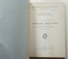 L’Origine dell’uomo 1973 The Origin of Man Darwin Evolution Paleoanthropology