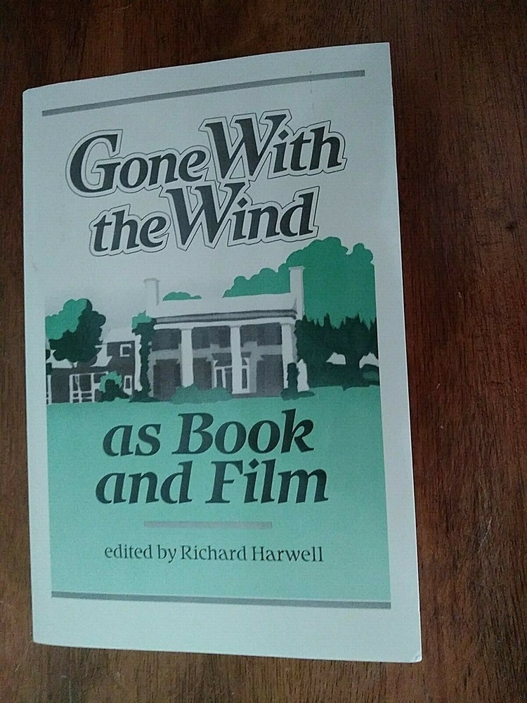 Vintage ” Gone With The Wind AS A BOOK AND FILM ” SOFTCOVER 1987 ~ 1st PB Ed