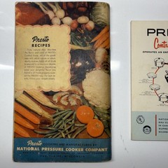 Presto Pressure Cooker Recipe Books Lot – Models 403 404 406 & 1960s VTG Manuals