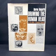 Drawing the Human Head Burne Hogarth 300 Illustration Hardcover Book