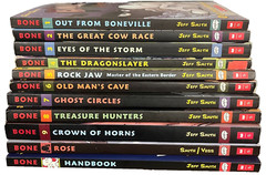 Lot of 1-10 Bone Books + Handbook – Jeff Smith