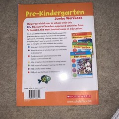 Scholastic Pre-Kindergarten Jumbo Workbook with Stickers