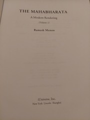 The Mahabharata – A Modern Rendering, Vol 1 – Ramesh Menon