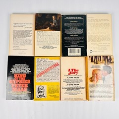 8x Vtg PB Action, Suspense, Thriller, Mystery Novels Various Titles & Authors