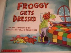 Froggy Gets Dressed – Paperback By Jonathan London – GOOD