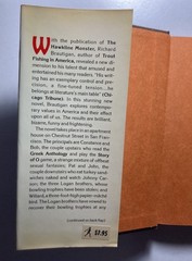 RICHARD BRAUTIGAN Lot 4 Books: Hawkline…PB Willard…HC Sombrero…PB Tokyo…PB
