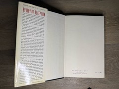 By Way of Deception Victor Ostrovsky 1990 Hardcover 1st Edition First Printing