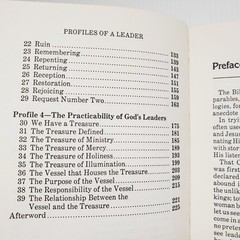 Profiles of a Leader Book Cornwall 1980 Vintage Christian Leadership Self-Help