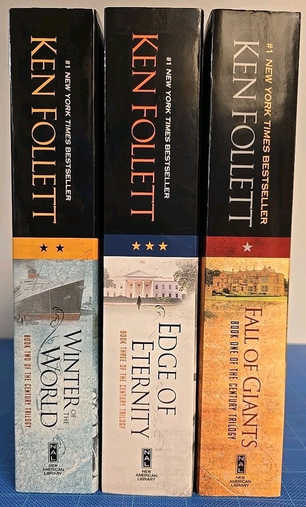 KEN FOLLETT Century Trilogy Series Trade PB Set 1-3
