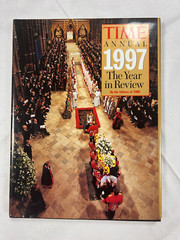 Time Annual hardback books w/ dustcovers for year 1995, 1997 & 1998