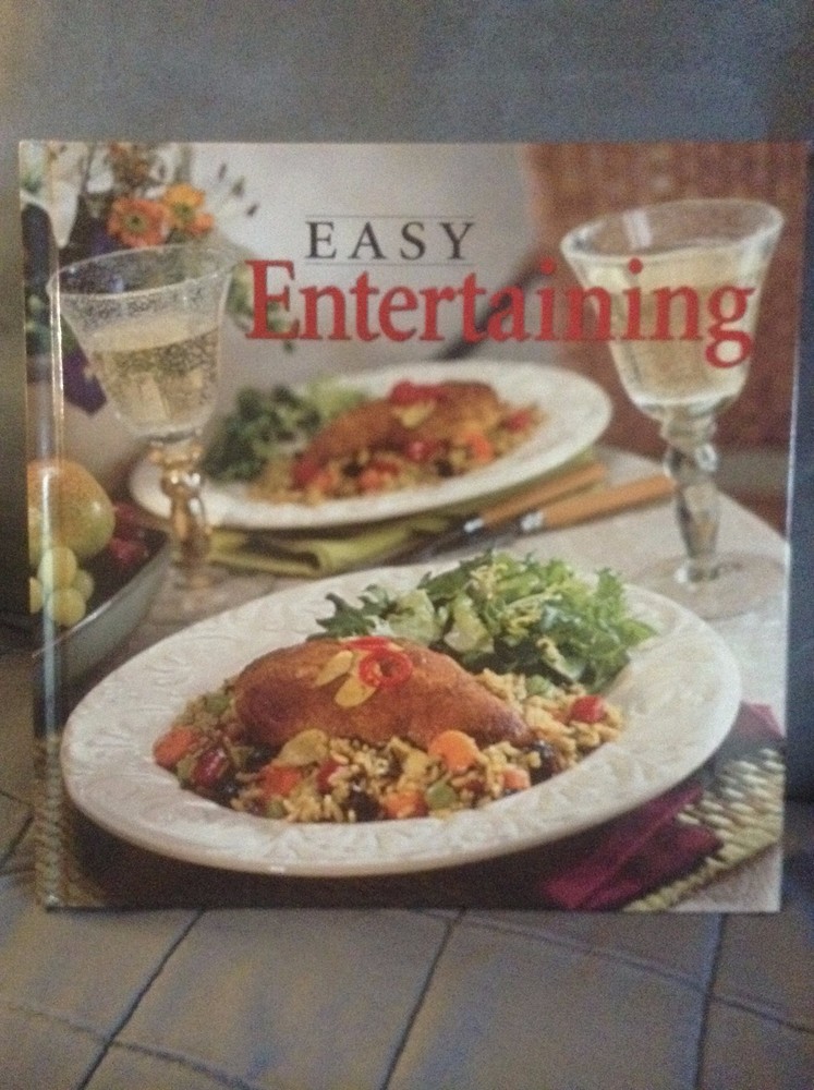 EASY ENTERTAINING COOKBOOK FROM 2000 – 371 COLORED PAGES – BRAND NEW