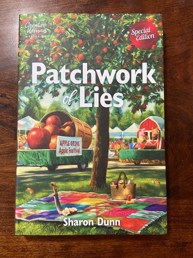 Patchwork of Lies (Creative Woman Mysteries) by Sharon Dunn SP ED (2021, HC/DJ)