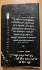 Sigmund Freud Psychoanalysis Vintage Paperback Lot 1953 ’60 Group Psychology Ego