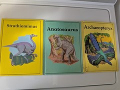 Lot of 8 Hardcover Dinosaur Library Series Books 1980s Rourke Publishing Vtg