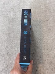 God of Ruin By Rina Kent Signed Deluxe Edition Blue Sprayed Edges Legacy of Gods
