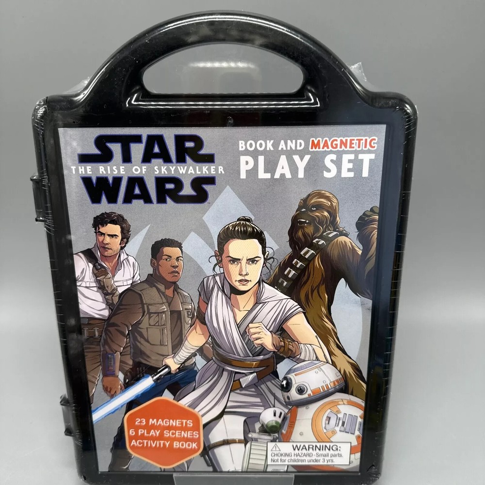 Star Wars: The Rise Of Skywalker Book and Magnetic Play Set New Sealed