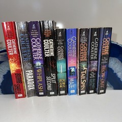 LOT OF 9 CATHERINE COULTER SUSPENSE NOVELS 8 in the FBI Thriller Series+1 Other