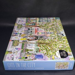 Galison Cats in the City 1000 Piece Puzzle M Storrings Reference Poster Sealed