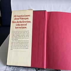 All the President’s Men, Carl Bernstein & Bob Woodward, First Edition 1974 HC/DJ