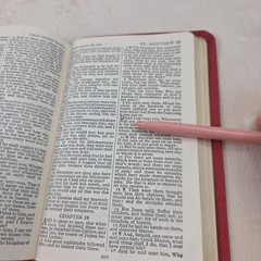 Vintage Pocket Size Oxford KJV TEXT BIBLE 01153x Red Leather Gilt Box