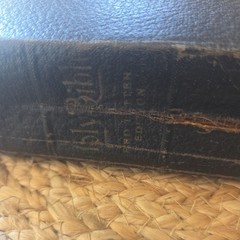 1901 HOLY BIBLE RED LETTER EDITION OLD AND NEW TESTAMENT LARGE TYPE U.S.A.