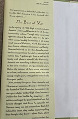 Nicholas Sparks The Best Of Me Hardcover Fiction Novel First Edition Like New