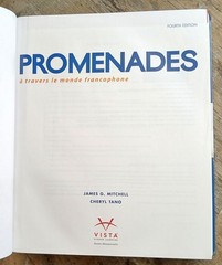 Promenades ⚜4th Ed 2022 HC⚜ Mitchell Tano Vista Francophone French Language 🥐☕️