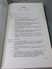 AREA HANDBOOK FOR SYRIA 1971 DA PAM 550-47 Hardback