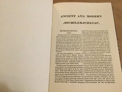 Ancient And Modern Michilimackinac, Vintage Rare Book Reprint, Mormon LDS, 1987