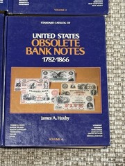 Haxby Standard Catalog of United States Obsolete Bank Notes Complete Set Vol 1-4