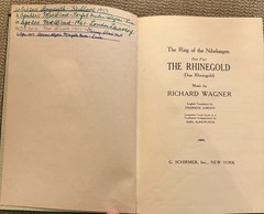 WAGNER: Das Rheingold- Vocal Score (Schirmer Hardcover), Hermann Uhde headshot