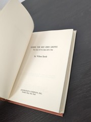 Where the Red Fern Grows by Wilson Rawls 1st Edition Hardcover Dust Jacket