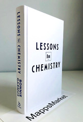 SIGNED Lessons in Chemistry by Bonnie Garmus WATERSTONES HC 1/2 ~STENCILED EDGE