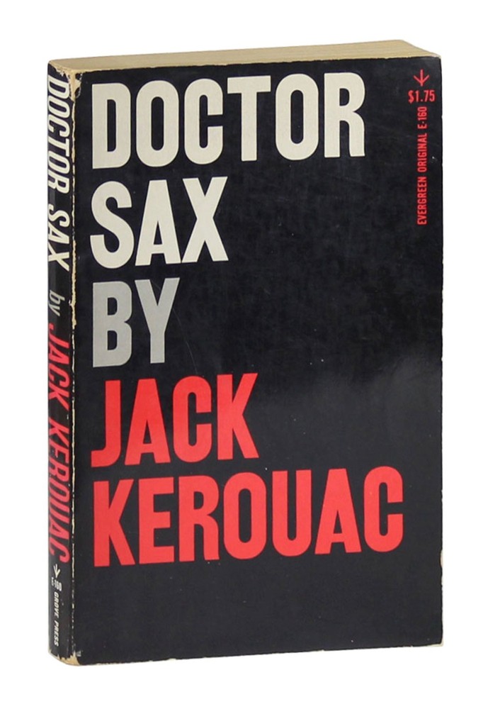 Doctor Sax by Jack Kerouac Paperback Grove Press Evergreen E-160 1959