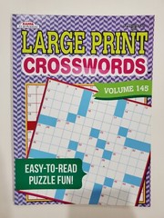 Kappa Large Print Crosswords Puzzle Books, 32 Different Volumes to Select U-PICK
