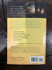 The Best of A.W. Tozer, compiled by Warren Wiersbe, Book One