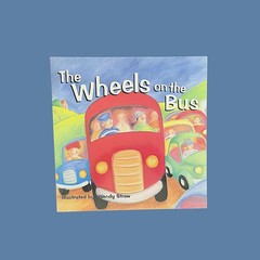 Wendy Straw Nursery Rhymes Lot of 4-Old McD, Incy Spider, 5 Ducks, Wheels on Bus