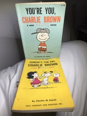 Vtg Charles Schulz Peanuts Paperback Comic Books Lot Of 2 ~ Charlie Brown
