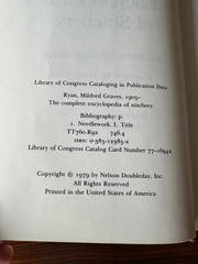 The Complete Encyclopedia of Stitchery by Mildred Graves Ryan – copyright 1979
