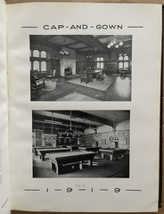 1919 UNIVERSITY OF CHICAGO COLLEGE YEARBOOK, THE CAP AND GOWN, CHICAGO, IL