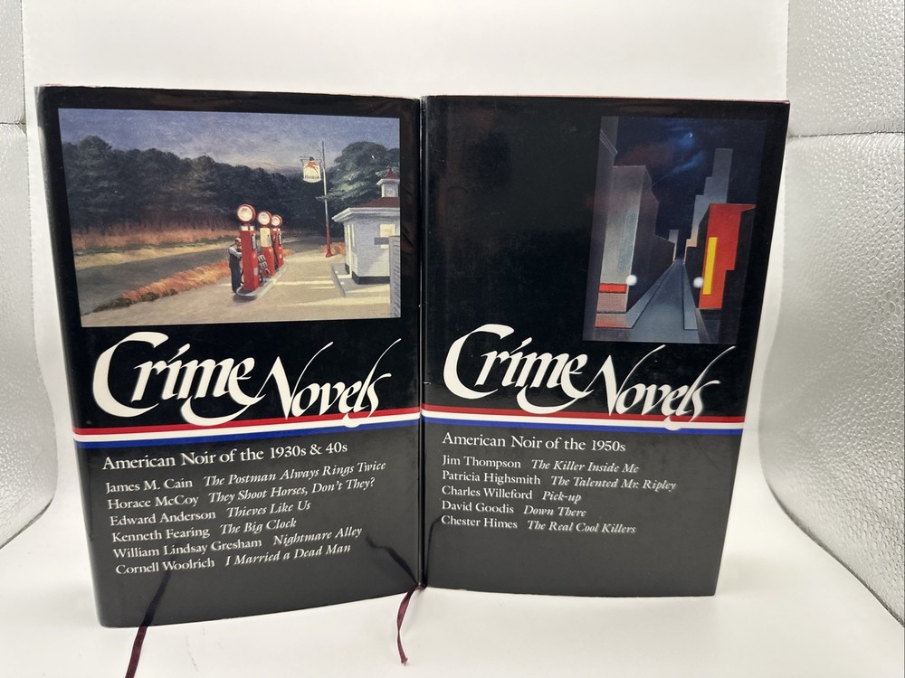 Crime Novels : American Noir of the 1930s And 40s (LOA) and the 1950’s (2 Books)